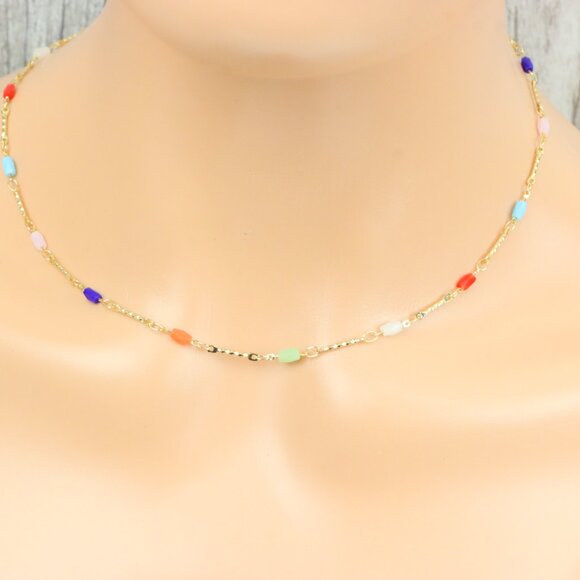 Minimalist Necklace Chain, Elegant Jewelry for Women & Girls | MLCRC1912 - Picture 7 of 10